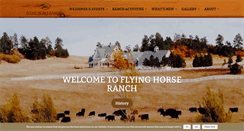 Desktop Screenshot of flyinghorseranch.com